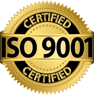 ISO 9001 certified quality management