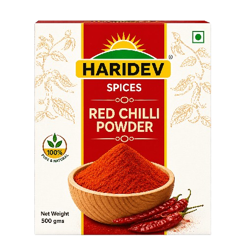 TR Global red mirch chili powder pack