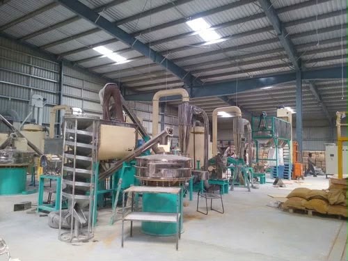 Spice sorting and grading process for export quality lots