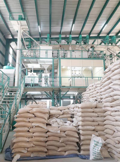 TR Global modern rice milling and processing facility