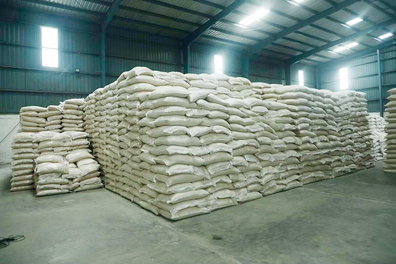 Warehouse storage for export spices and rice consignments